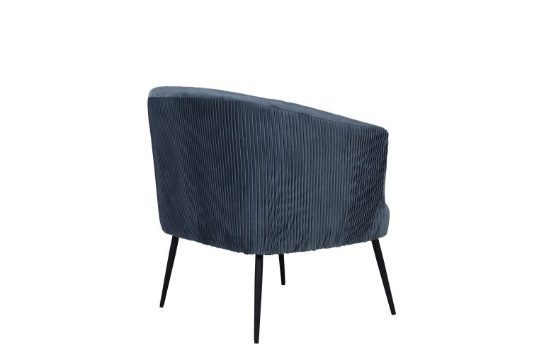 Perla Chair Velvet Fluted Back